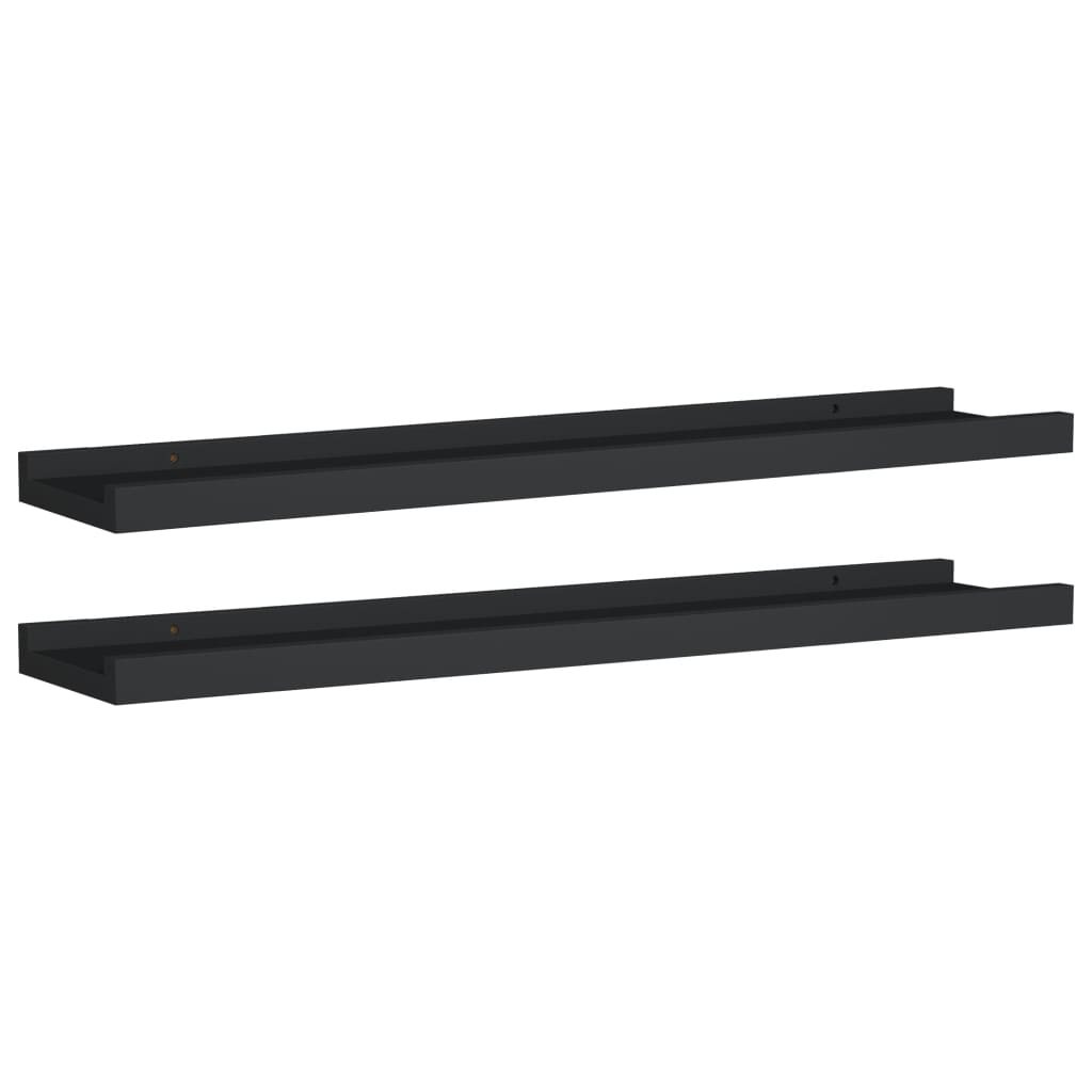 Fotoplanken Mdf 60 x 9 x 3 cm Zwart