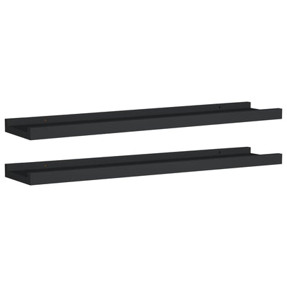 Fotoplanken Mdf 60 x 9 x 3 cm Zwart