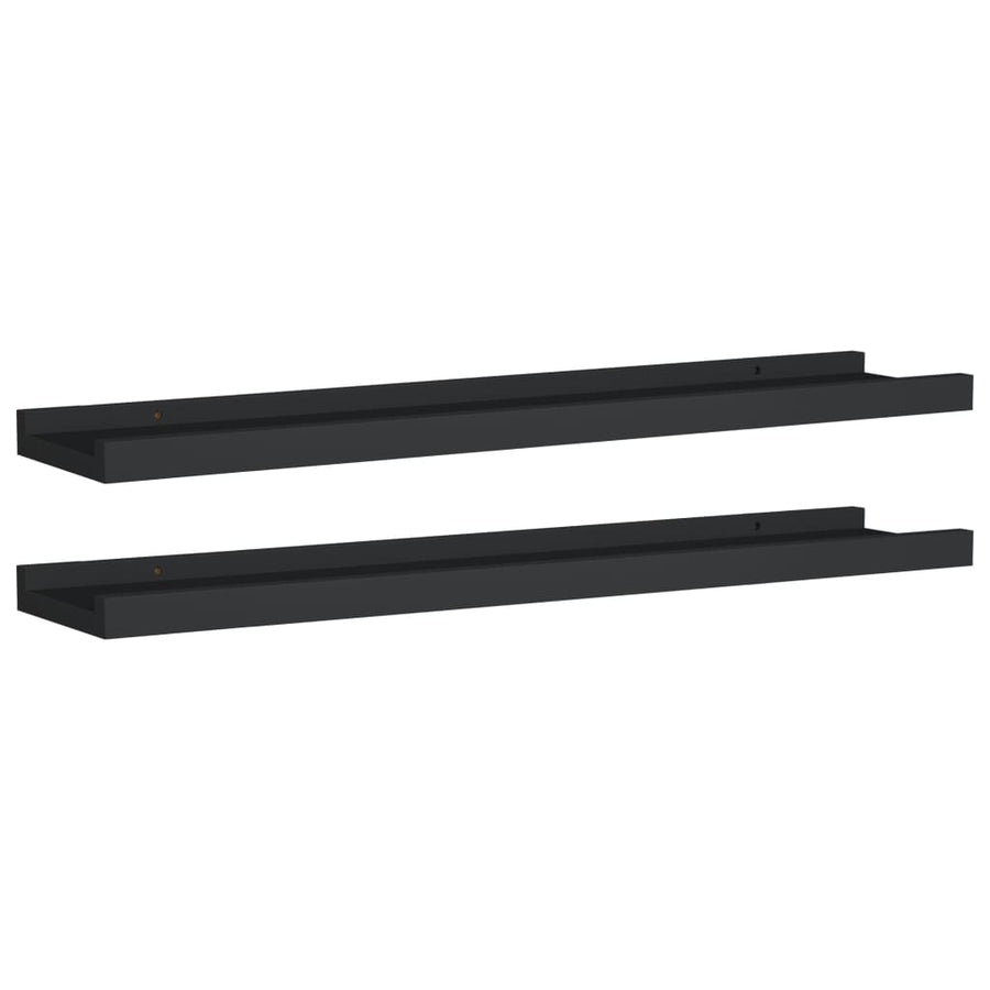 Fotoplanken Mdf 60 x 9 x 3 cm Zwart