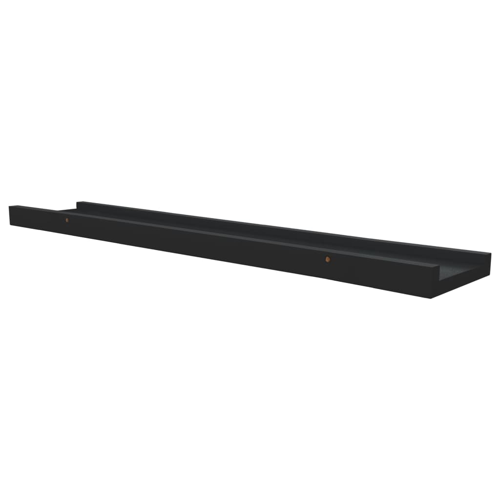 Fotoplanken Mdf 60 x 9 x 3 cm Zwart