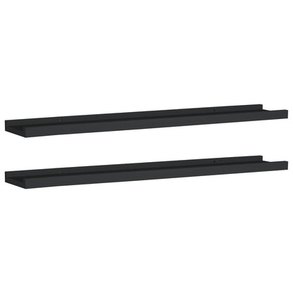 Fotoplanken Mdf 80 x 9 x 3 cm Zwart