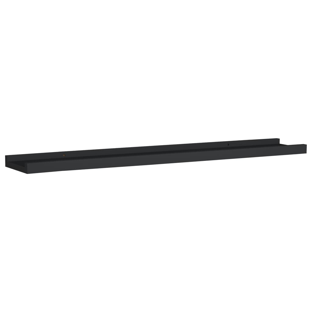 Fotoplanken Mdf 80 x 9 x 3 cm Zwart