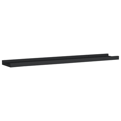 Fotoplanken Mdf 80 x 9 x 3 cm Zwart
