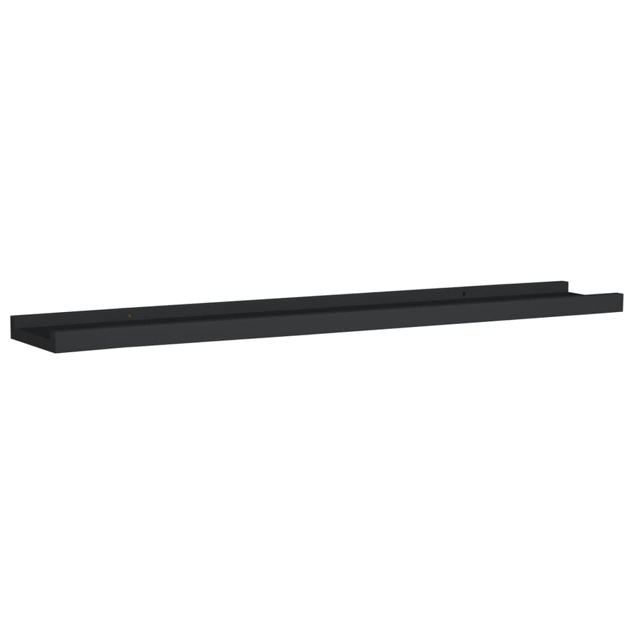 Fotoplanken Mdf 80 x 9 x 3 cm Zwart
