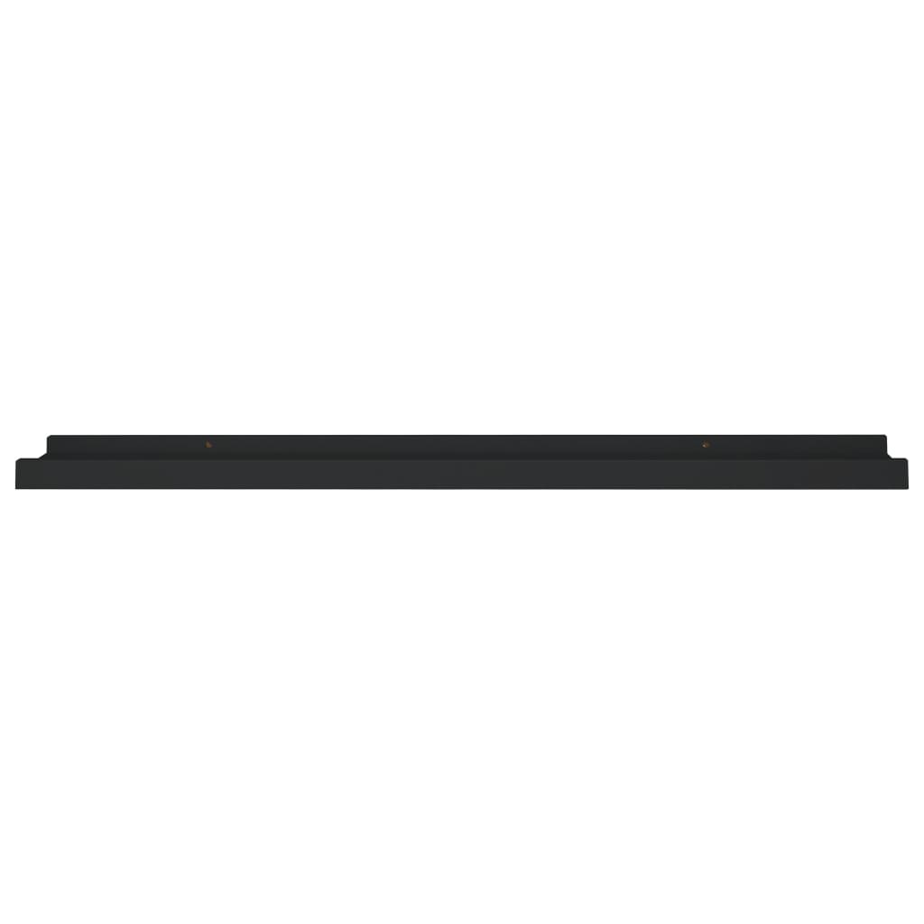 Fotoplanken Mdf 80 x 9 x 3 cm Zwart