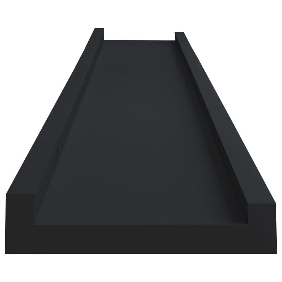 Fotoplanken Mdf 80 x 9 x 3 cm Zwart