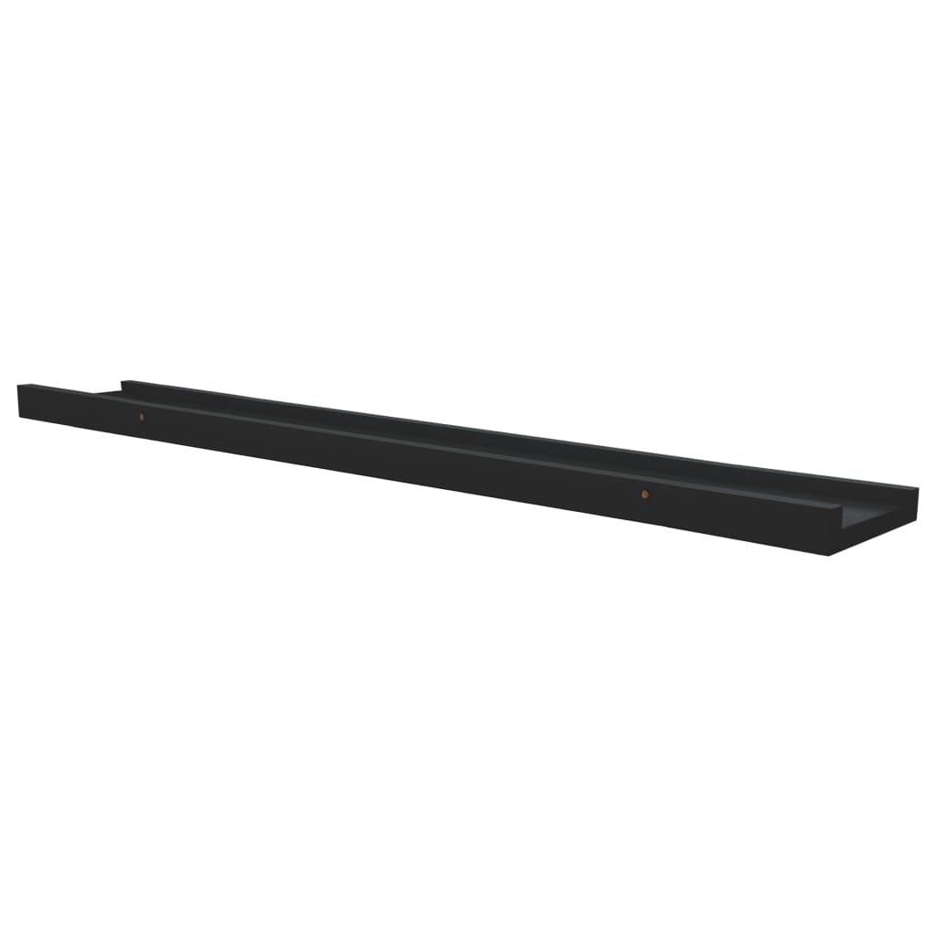 Fotoplanken Mdf 80 x 9 x 3 cm Zwart
