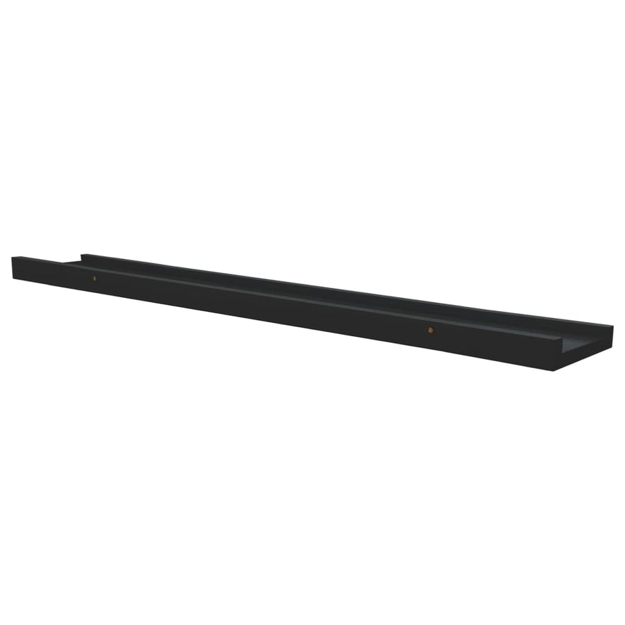 Fotoplanken Mdf 80 x 9 x 3 cm Zwart