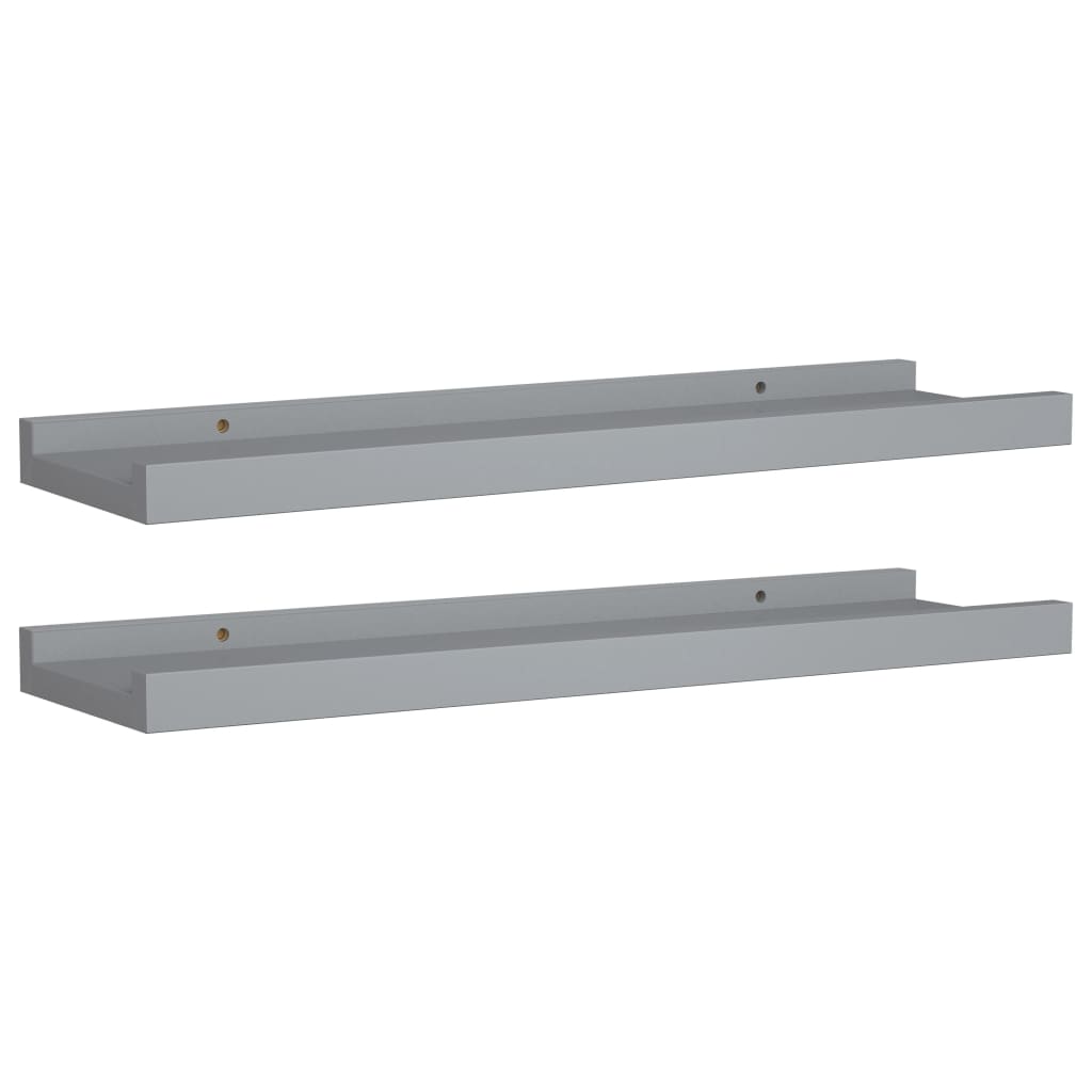 Fotoplanken Mdf 40 x 9 x 3 cm Grijs