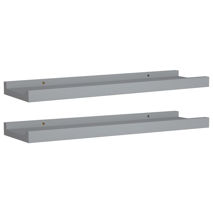Fotoplanken Mdf 40 x 9 x 3 cm Grijs