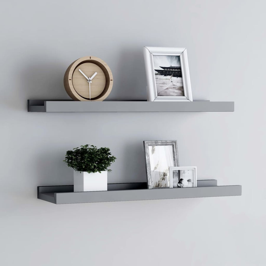 Fotoplanken Mdf 40 x 9 x 3 cm Grijs