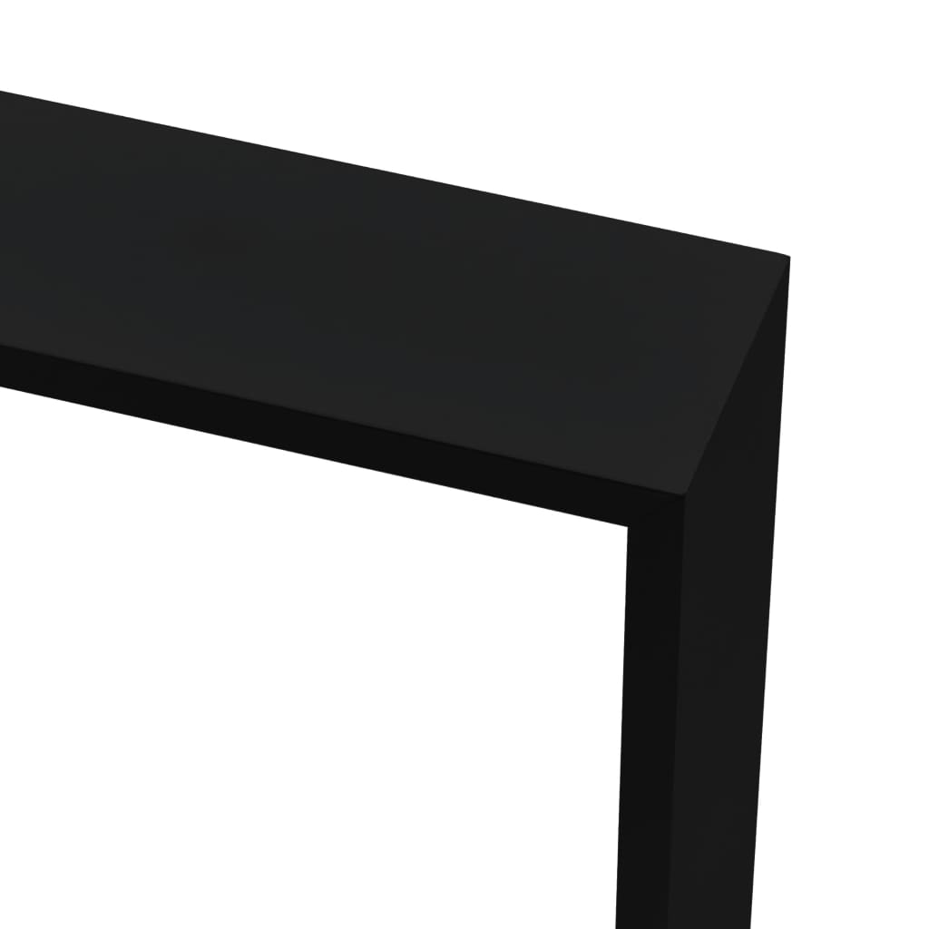 Wandschappen Kubus Mdf 30 x 10 x 30 cm Zwart