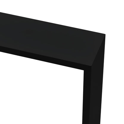 Wandschappen Kubus Mdf 30 x 10 x 30 cm Zwart