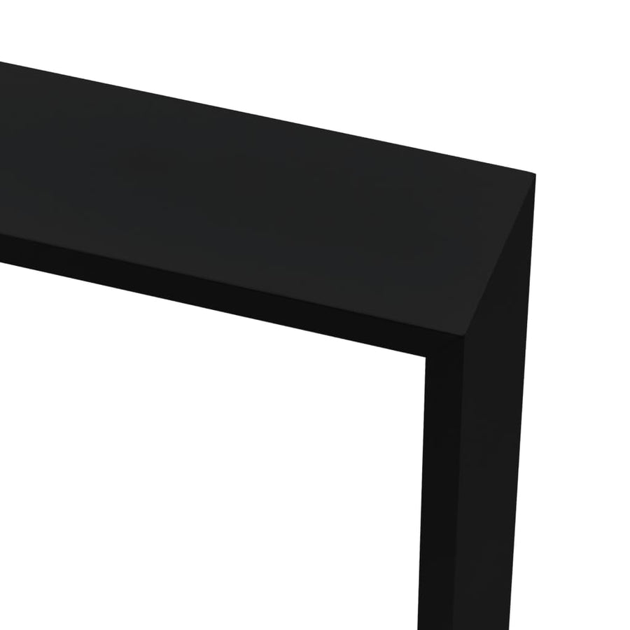 Wandschappen Kubus Mdf 30 x 10 x 30 cm Zwart