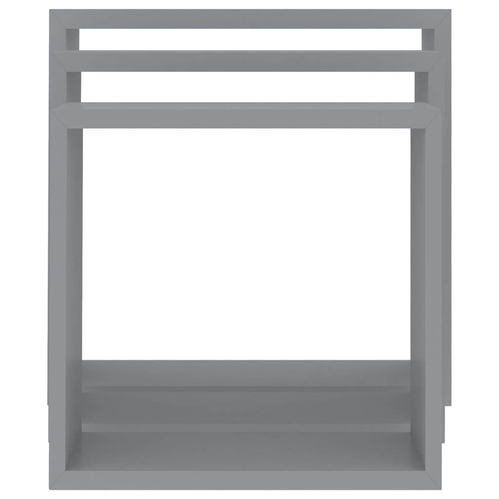 Wandschappen Kubus Mdf 30 x 10 x 30 cm Grijs