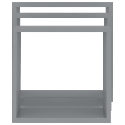 Wandschappen Kubus Mdf 30 x 10 x 30 cm Grijs