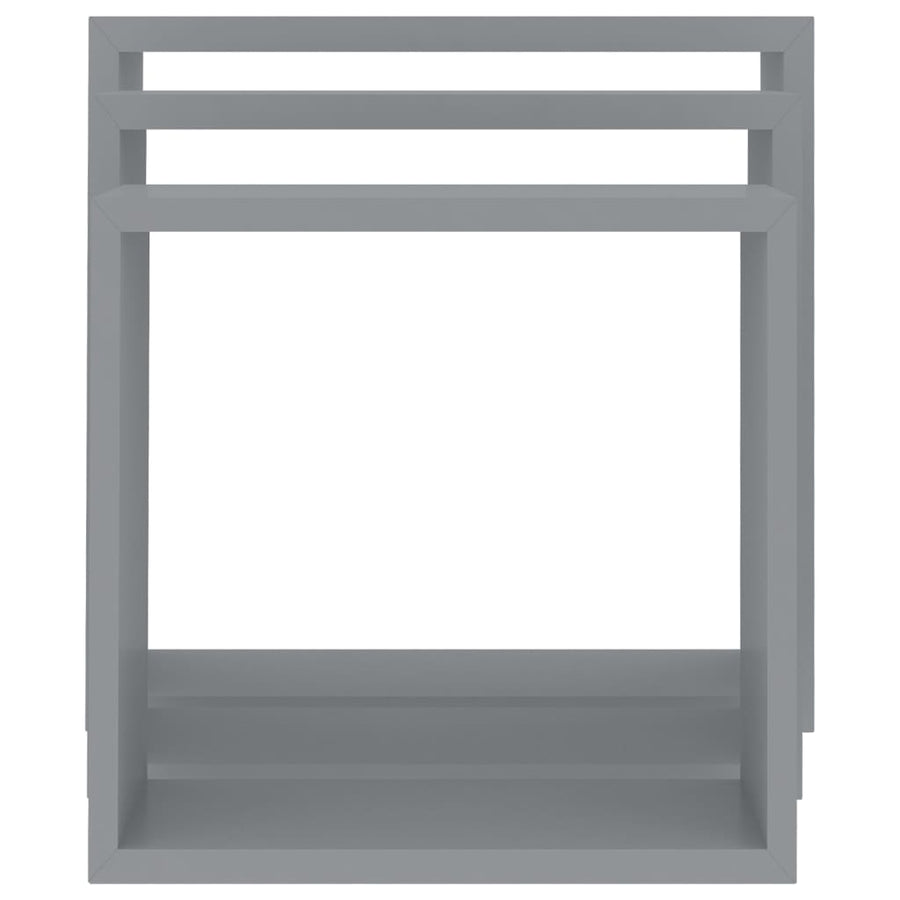 Wandschappen Kubus Mdf 30 x 10 x 30 cm Grijs