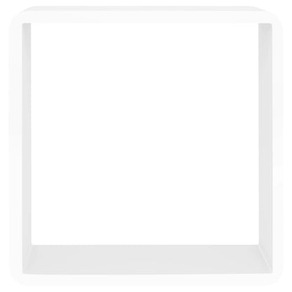 Wandschappen Kubus Mdf 28 x 10 x 28 cm Wit