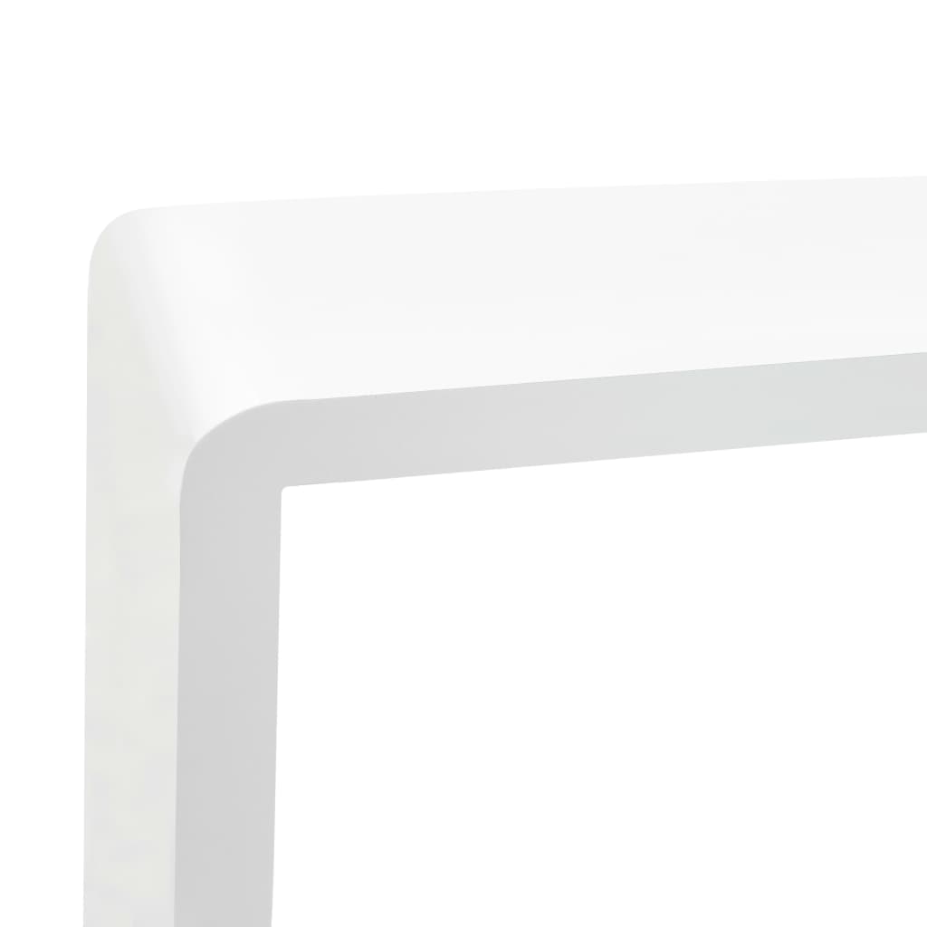 Wandschappen Kubus Mdf 28 x 10 x 28 cm Wit