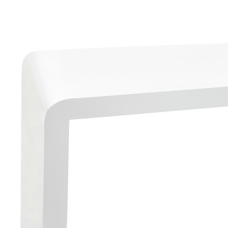 Wandschappen Kubus Mdf 28 x 10 x 28 cm Wit