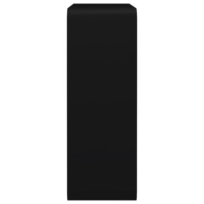 Wandschappen Kubus Mdf Zwart 28 x 10 x 28 cm