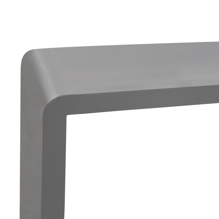 Wandschappen Kubus Mdf 28 x 10 x 28 cm Grijs