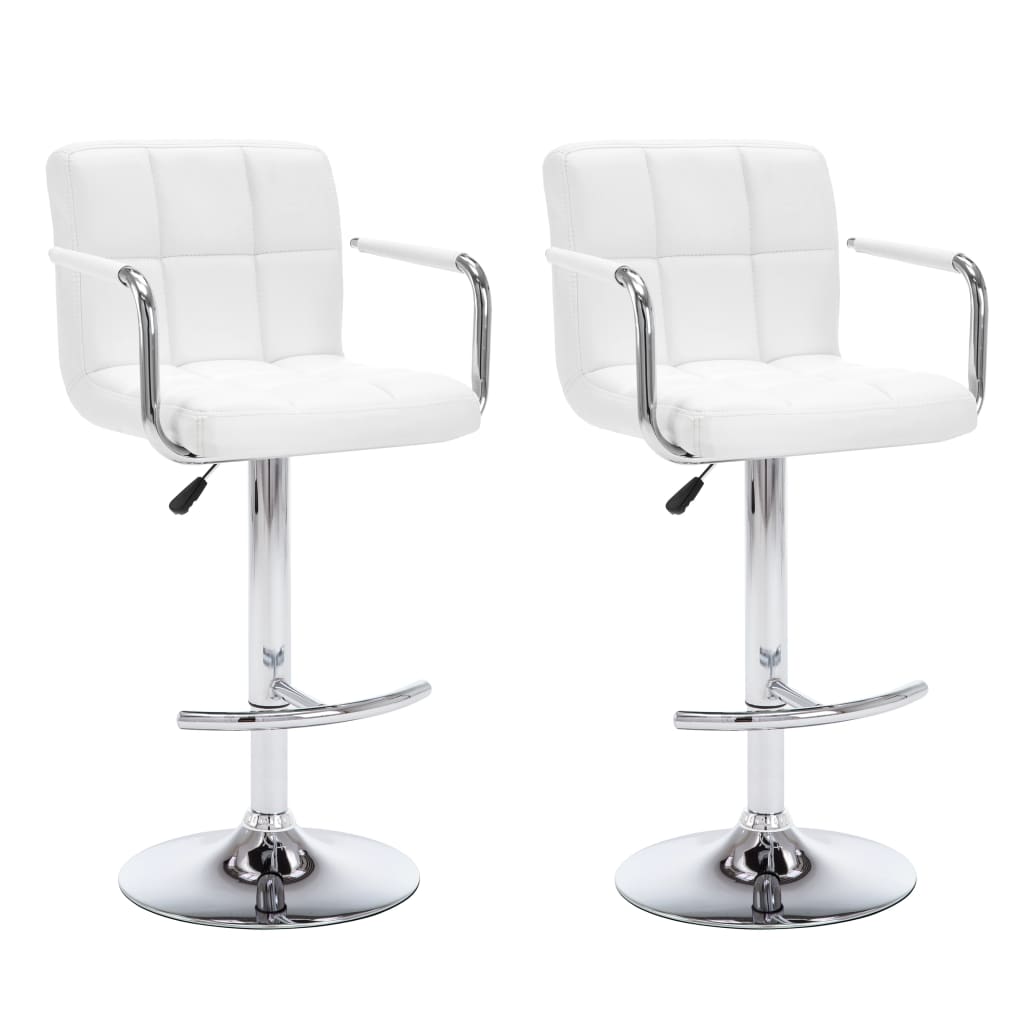 Barstoelen Kunstleer Wit