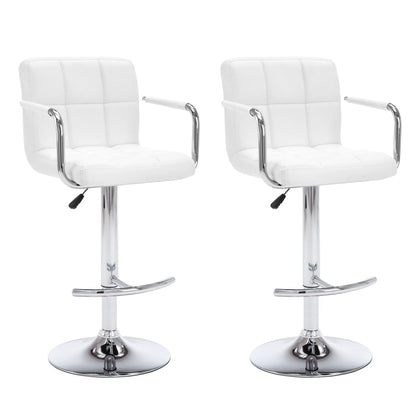 Barstoelen Kunstleer Wit