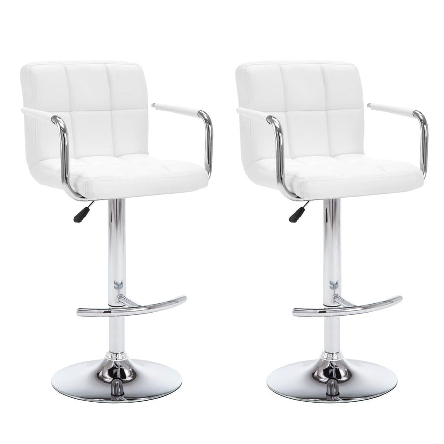 Barstoelen Kunstleer Wit