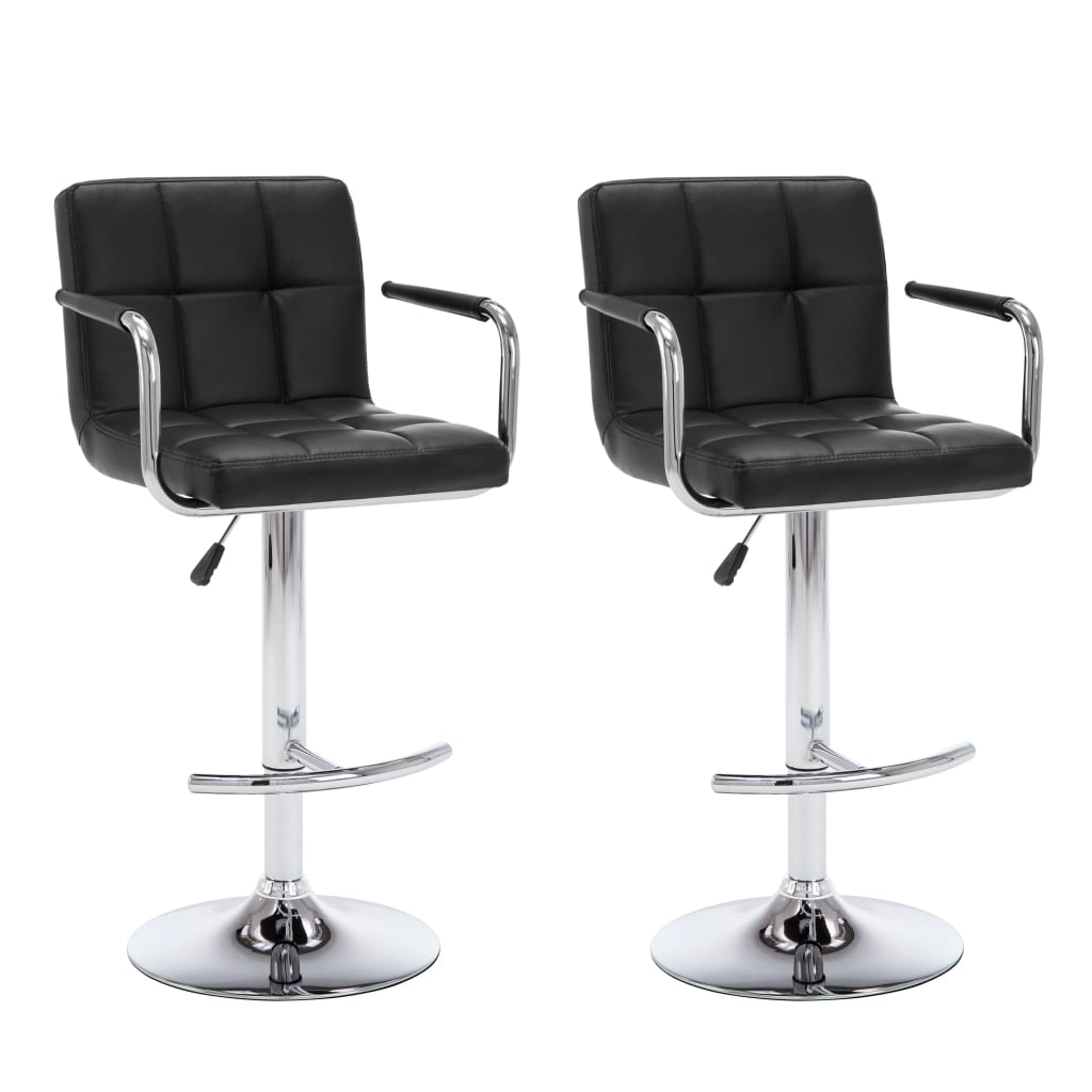 Barstoelen Kunstleer Zwart
