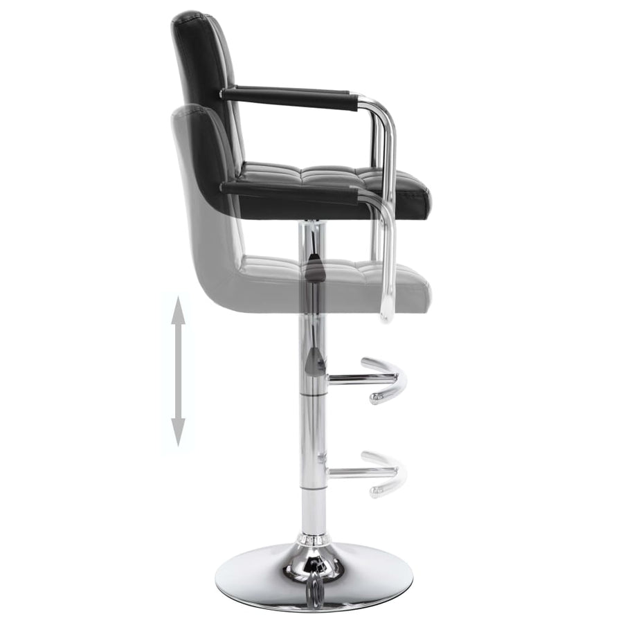 Barstoelen Kunstleer Zwart