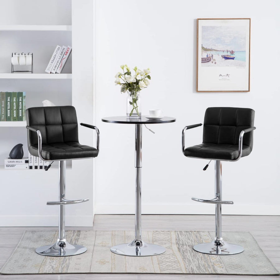 Barstoelen Kunstleer Zwart