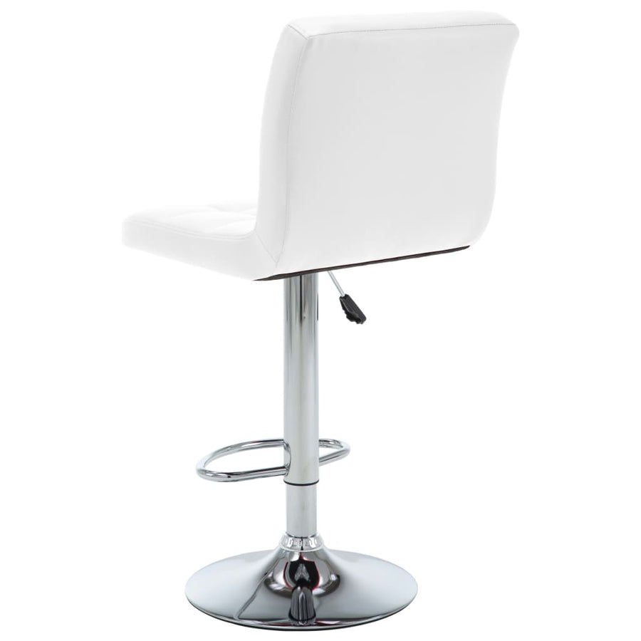 Barstoelen Kunstleer 2 Wit
