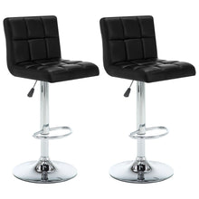 Barstoelen Kunstleer 2 Zwart