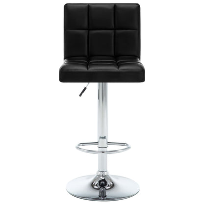 Barstoelen Kunstleer 2 Zwart