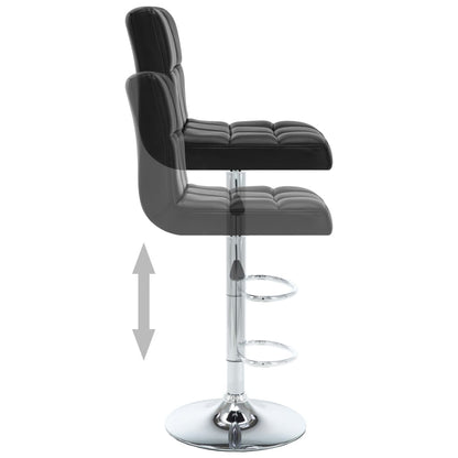 Barstoelen Kunstleer 2 Zwart