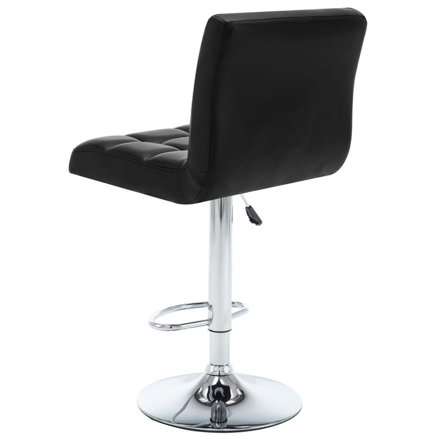 Barstoelen Kunstleer 2 Zwart