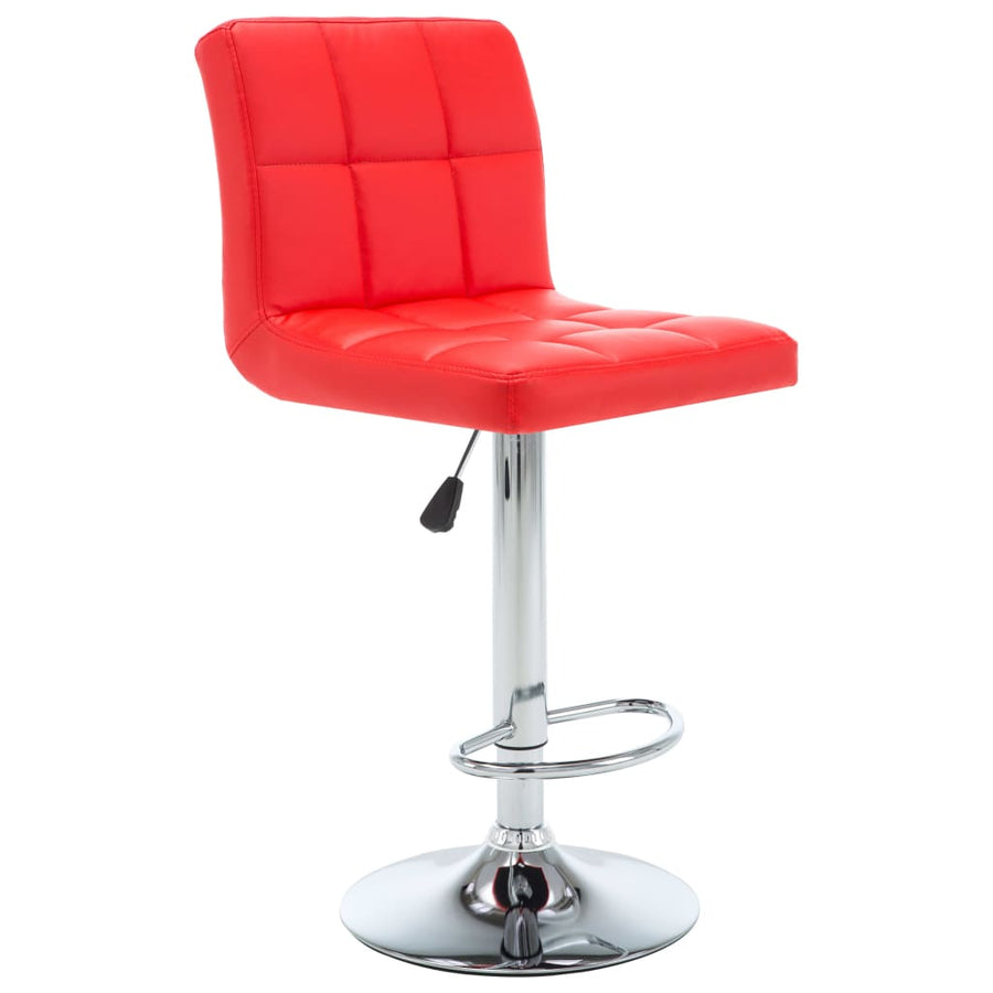 Barstoelen 2 St Kunstleer Rood