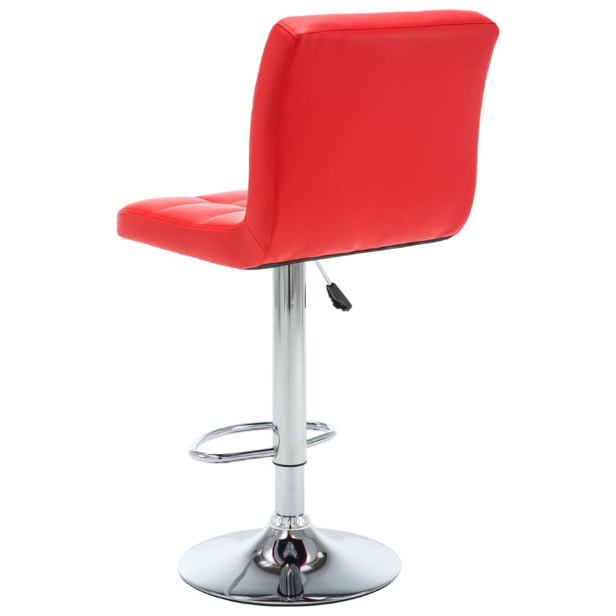 Barstoelen 2 St Kunstleer Rood