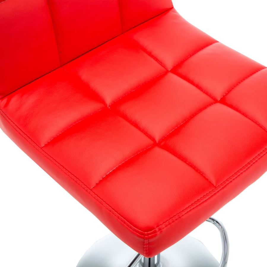 Barstoelen 2 St Kunstleer Rood