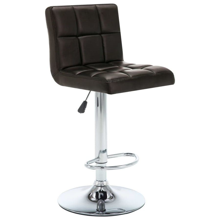 Barstoelen Kunstleer 2 Bruin
