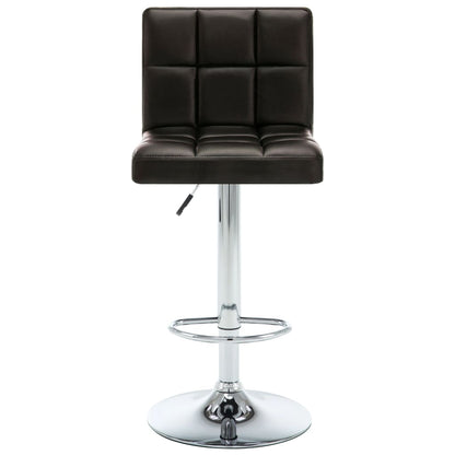 Barstoelen Kunstleer 2 Bruin