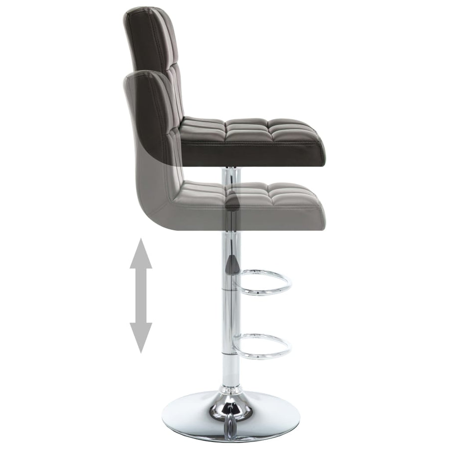 Barstoelen Kunstleer 2 Bruin