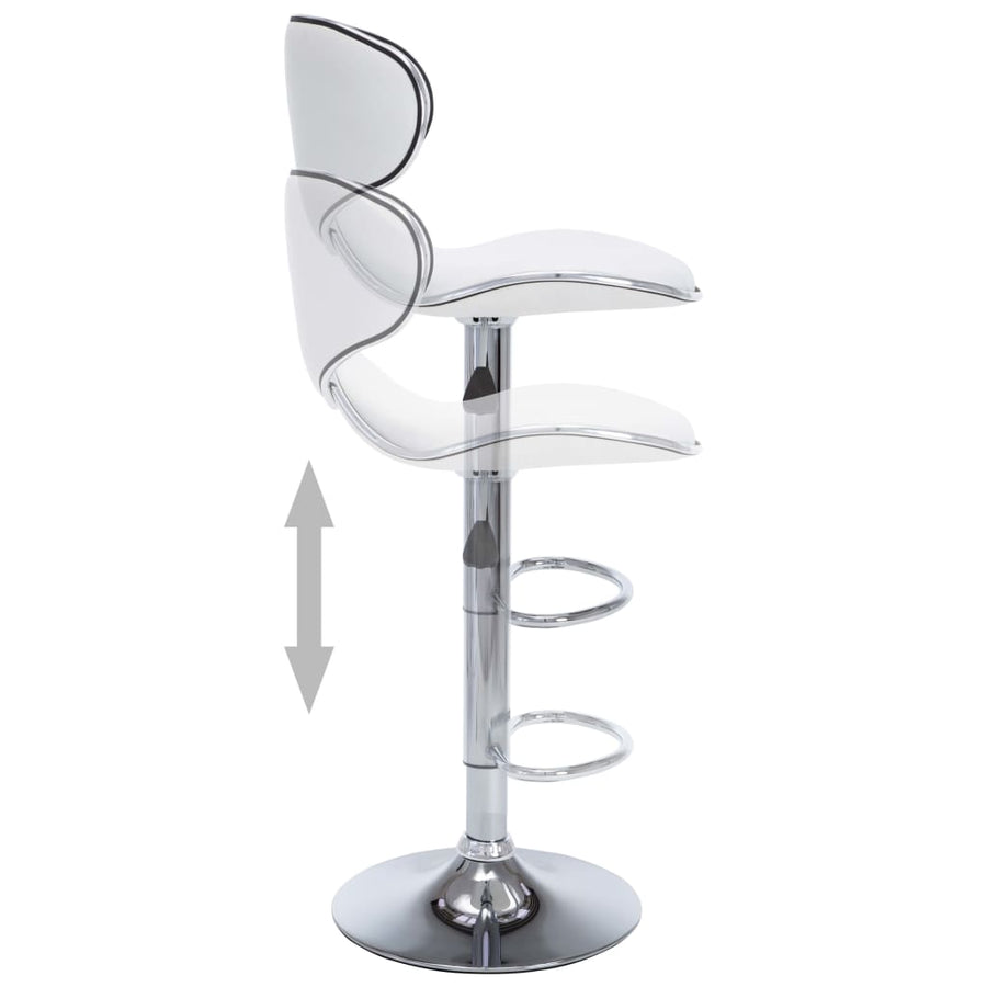 Barstoelen Kunstleer Wit