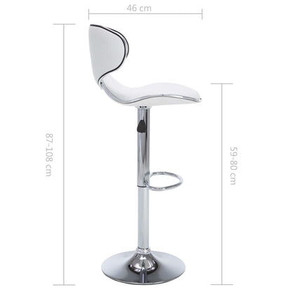 Barstoelen Kunstleer Wit