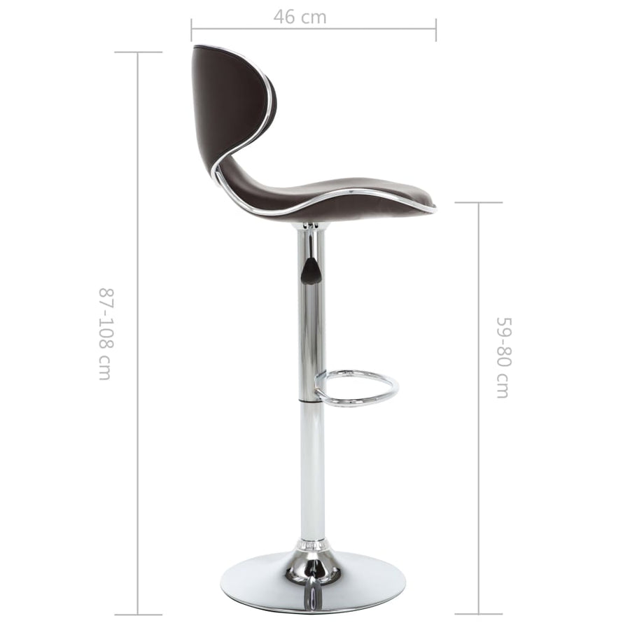 Barstoelen Kunstleer Bruin