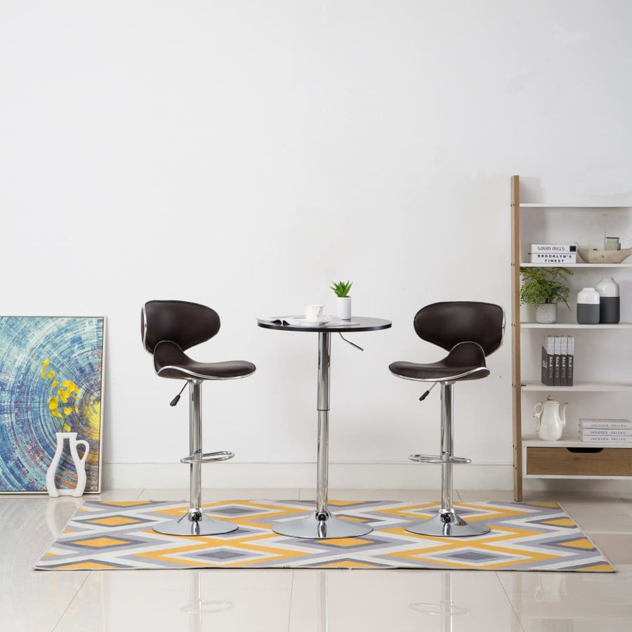 Barstoelen Kunstleer Bruin