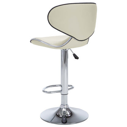 Barkrukken Kunstleer Kleurig Crème