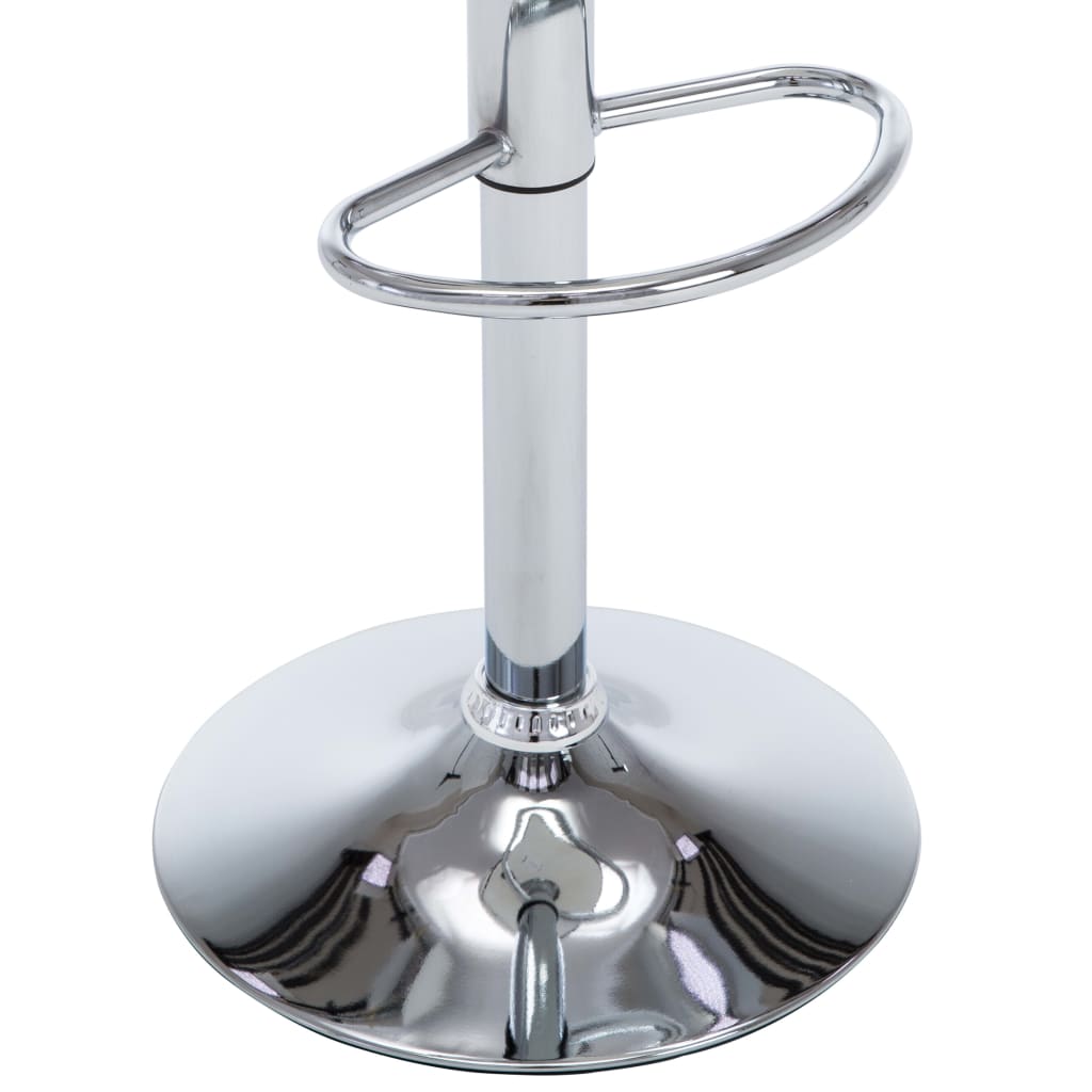 Barkrukken 2 st kunstleer wijnrood