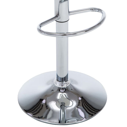 Barkrukken 2 st kunstleer wijnrood